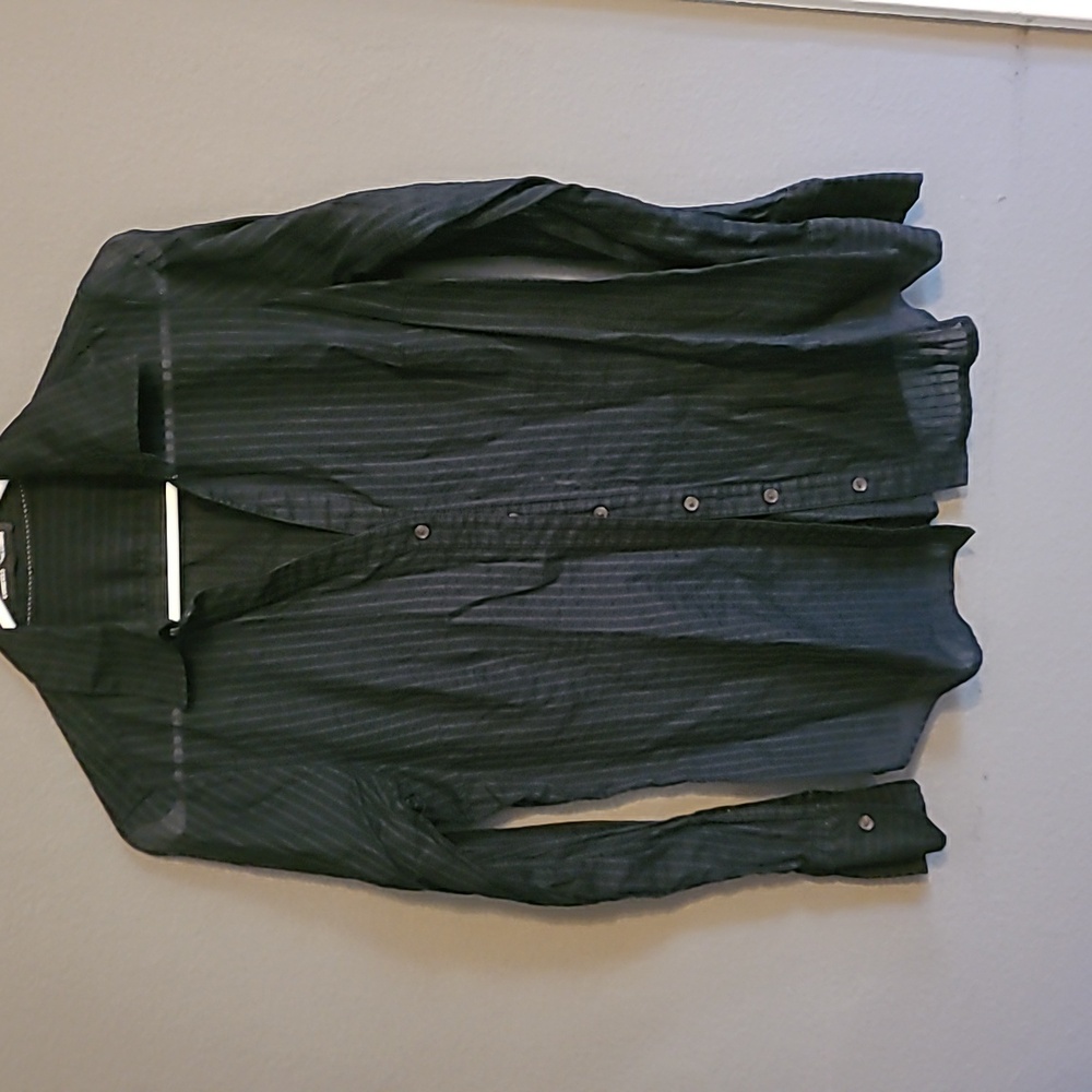 Express shear button down shirt